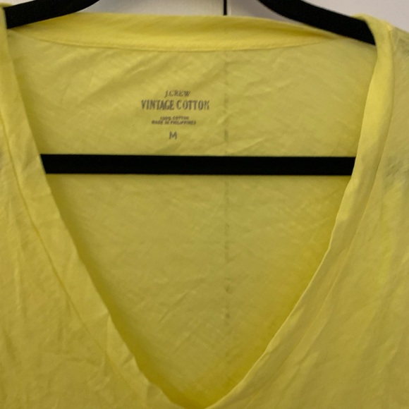 J. Crew Vintage Cotton V-Neck - Picture 3 of 3